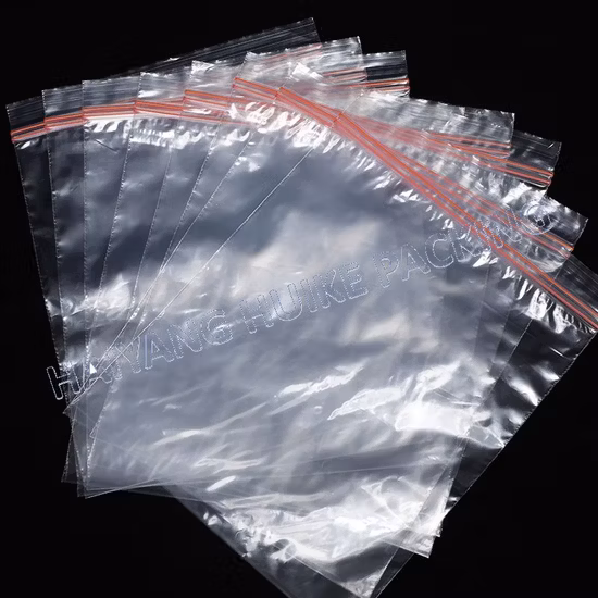 LDPE Double Zipper Color Zipper Heavy Duty Grip Seal Zipper Ziploc Ziplock Snack Gallon/ Quart /Freezer /Sandwich Bag Food Storage Bag