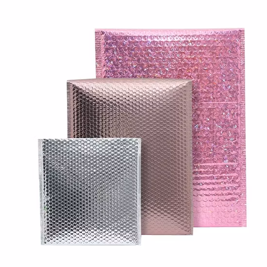 Wholesale Price Black Padded Envelopes Bubble Packaging Courier Poly Matte Black Bubble Mailer