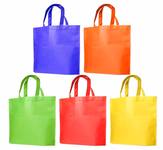 Reusable Tote Bags Travel Non-Woven Fabric Grocery Bag