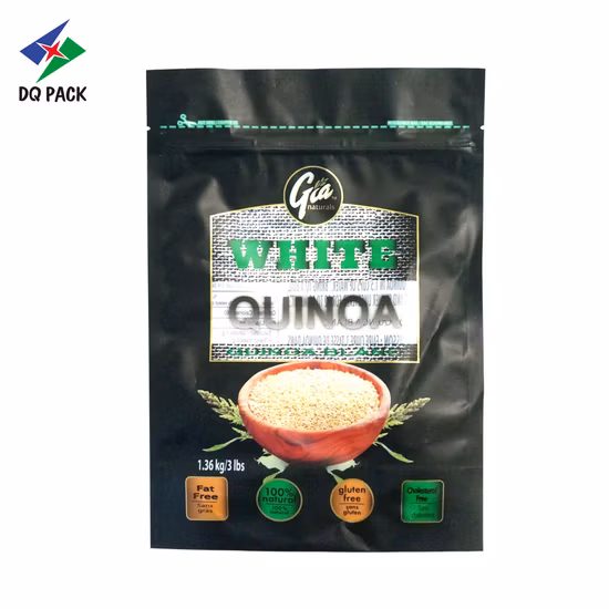 Digital Printing Customized Laminated Plastic Packaging Bag Doypack Stand up Pouch Bag with Zipper Nut Packaging Bags